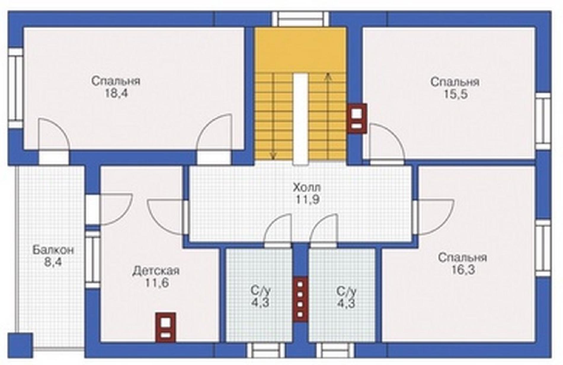 Планировка проекта дома №54-94 54-94_p (2).jpg